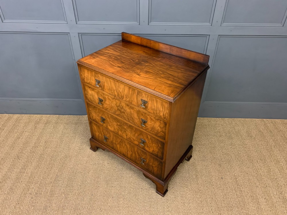 Waring and Gillow Art Deco Burr Walnut Chest of Drawers View XI