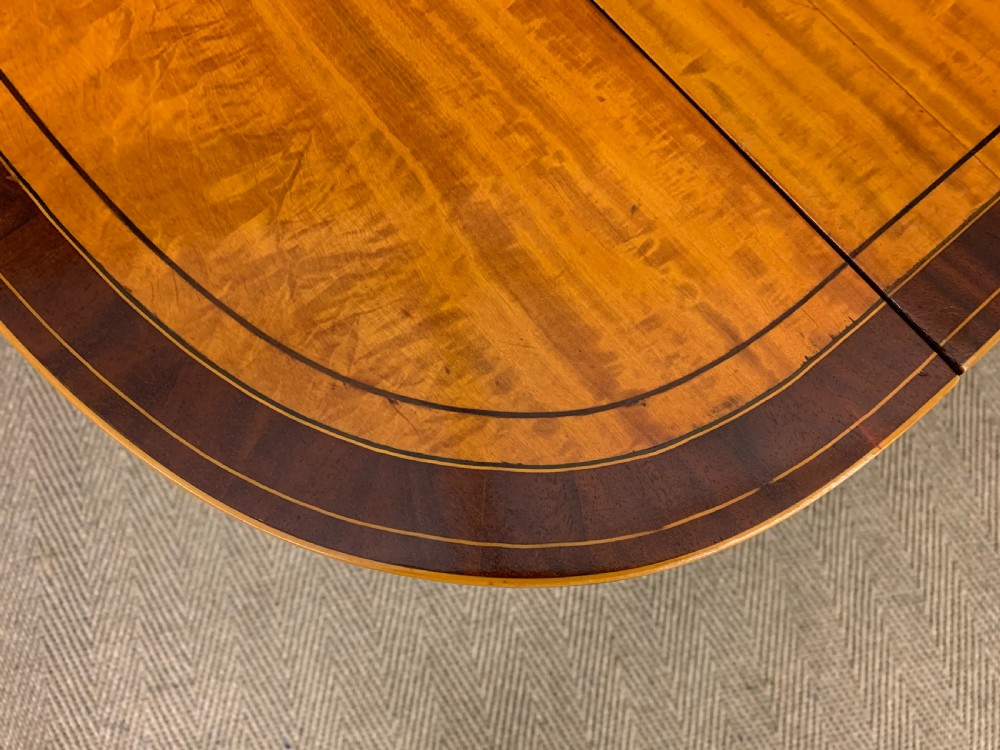 Georgian Inlaid Satinwood Pembroke Table View XII
