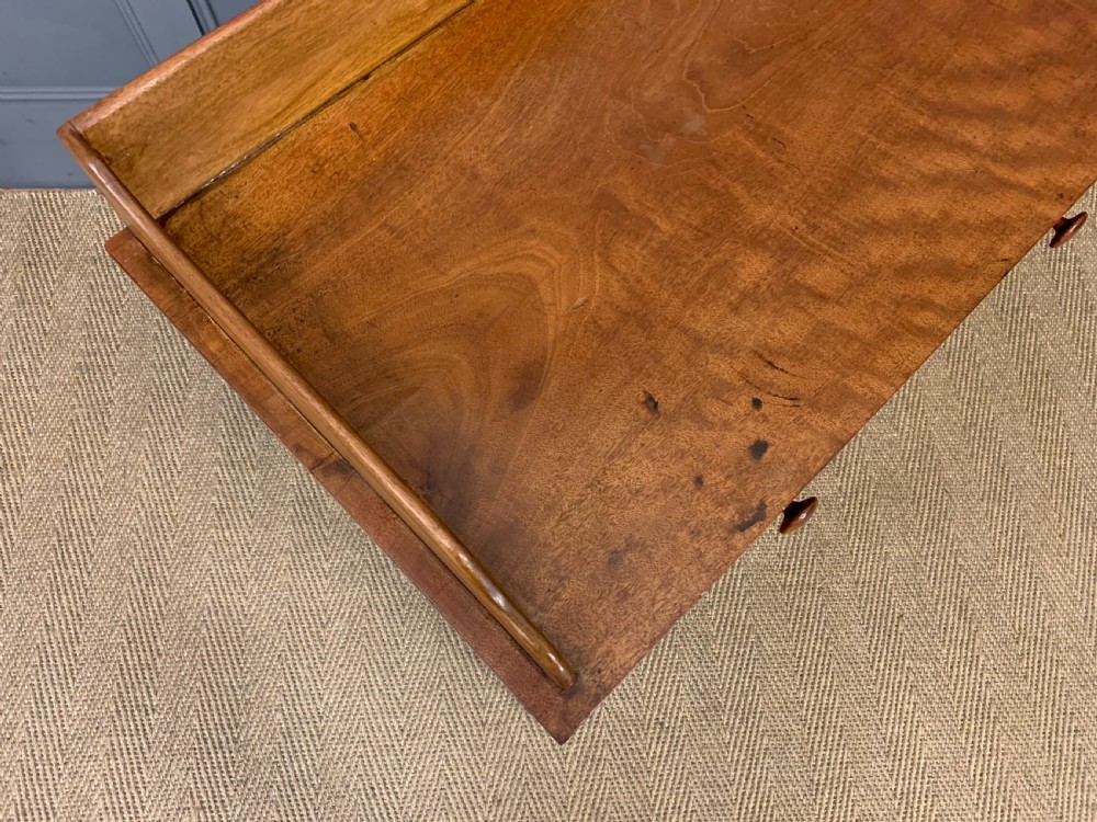 Victorian Mahogany 2 Drawer Side Table View IX