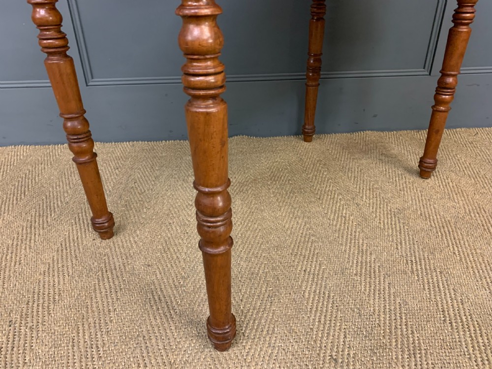 Victorian Mahogany 2 Drawer Side Table View XI
