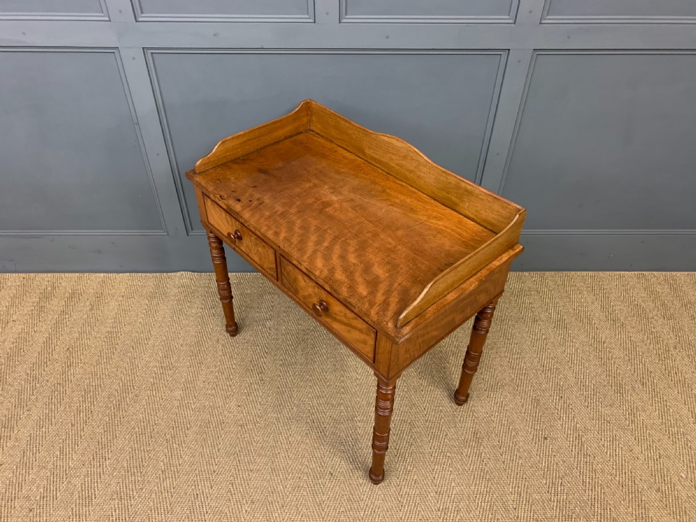 Victorian Mahogany 2 Drawer Side Table View XIII