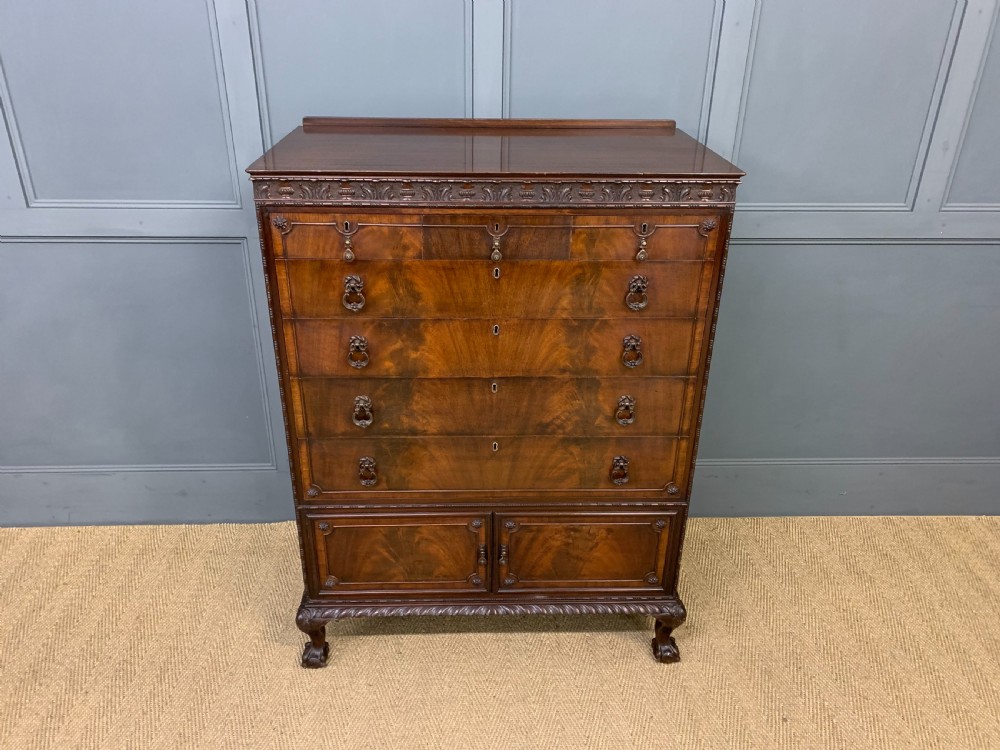 Chippendale Style Mahogany Chest of Drawers