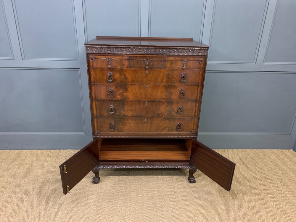 Chippendale Style Mahogany Chest of Drawers View III