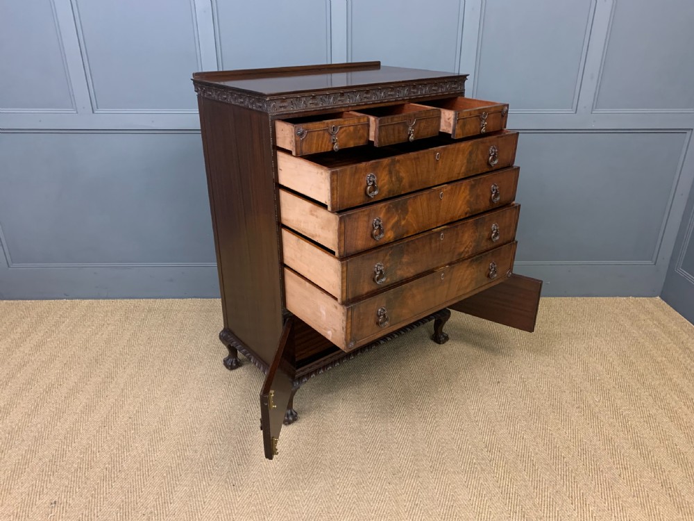 Chippendale Style Mahogany Chest of Drawers View IV