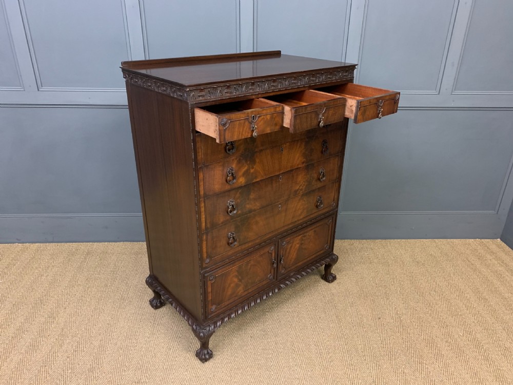 Chippendale Style Mahogany Chest of Drawers View V