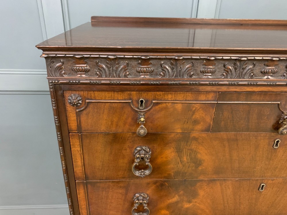Chippendale Style Mahogany Chest of Drawers View VII