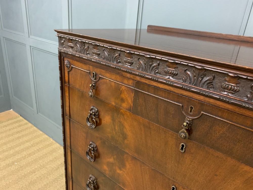 Chippendale Style Mahogany Chest of Drawers View VIII