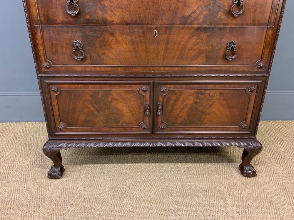 Chippendale Style Mahogany Chest of Drawers View X