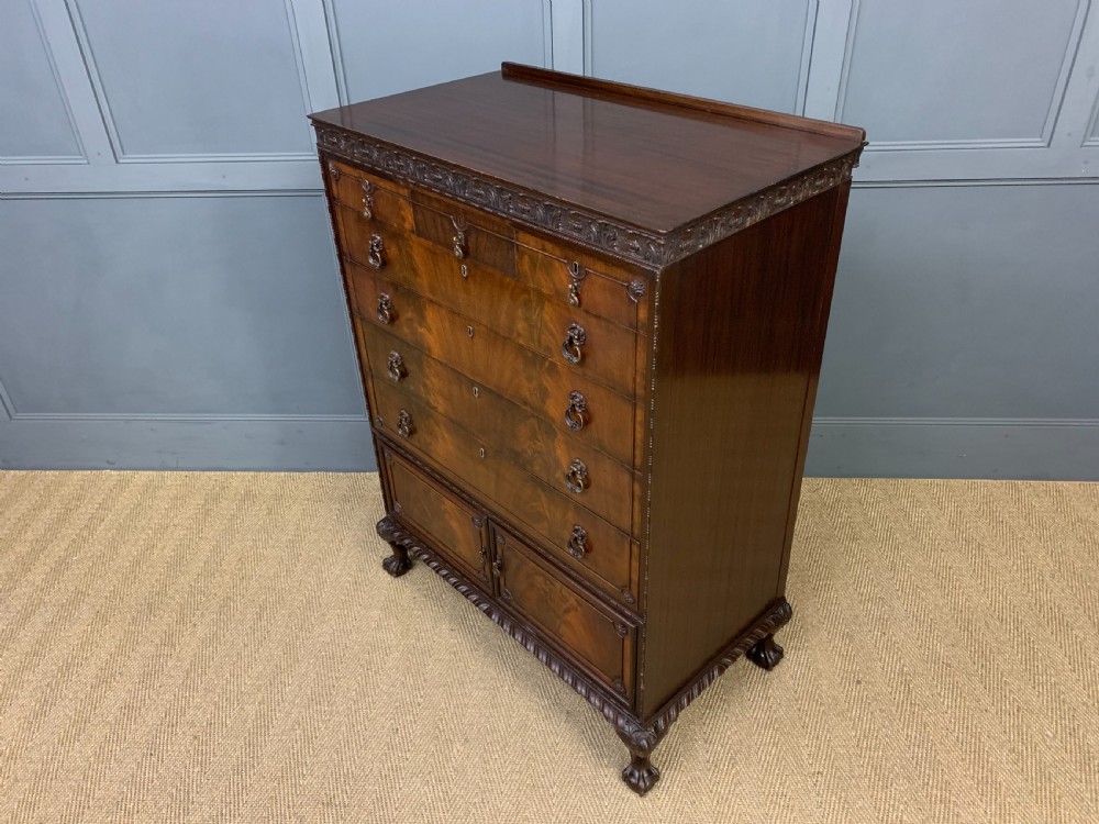 Chippendale Style Mahogany Chest of Drawers View XVI