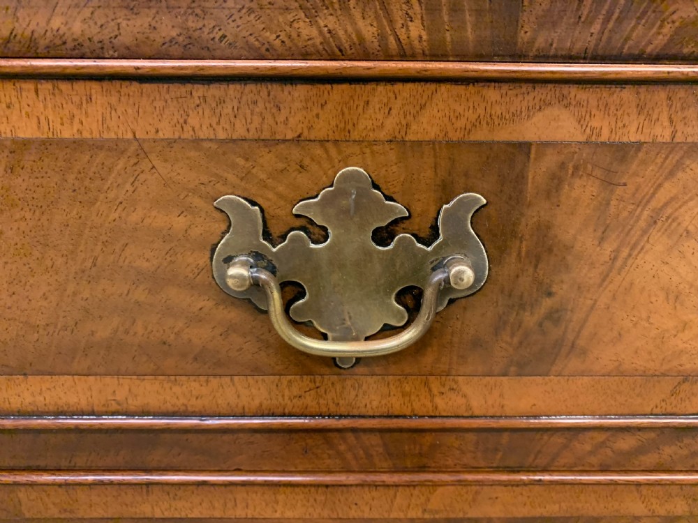 Queen Anne Style Burr Walnut Chest of Drawers View IX