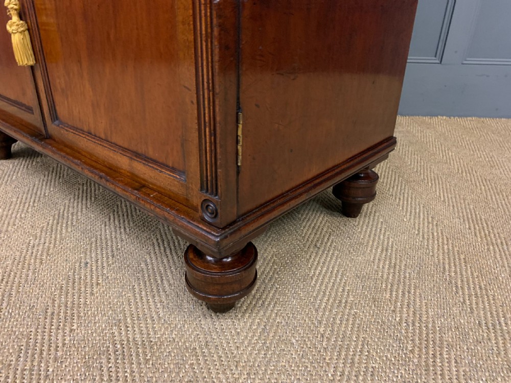 Georgian Mahogany Open Bookcase Cabinet View XIV