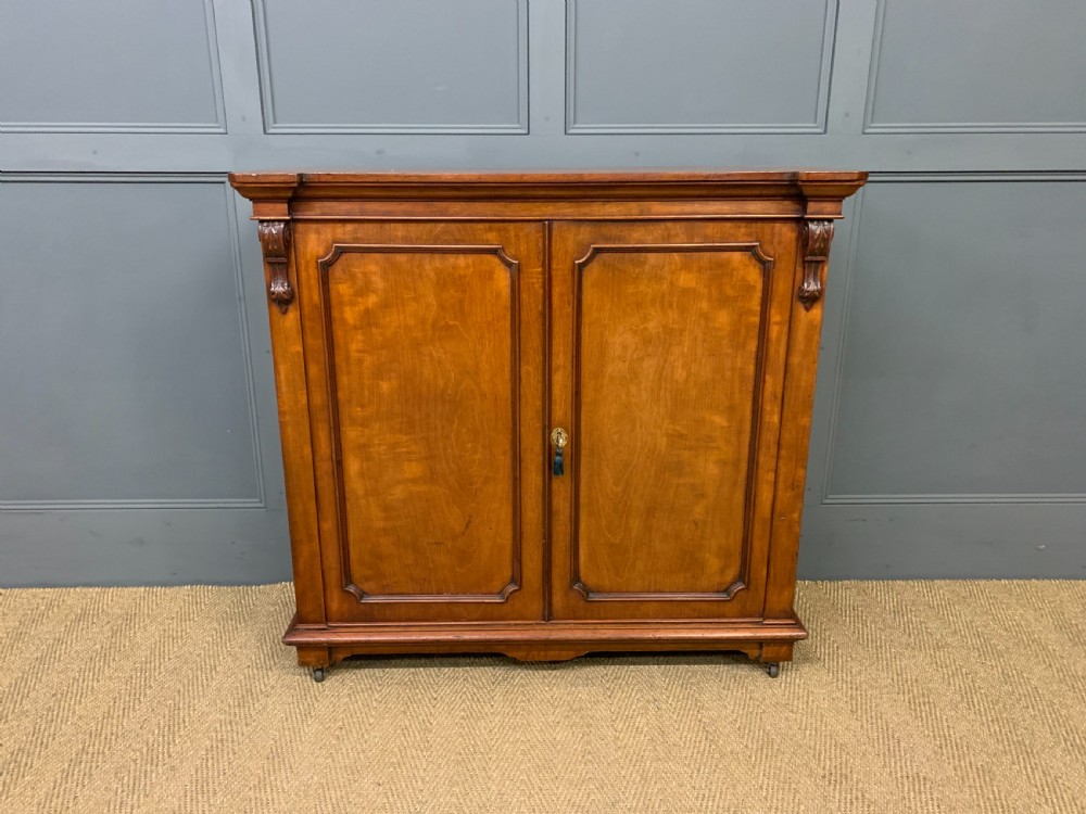 Victorian Mahogany Collectors Cabinet View II