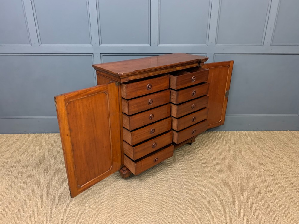Victorian Mahogany Collectors Cabinet View XIV