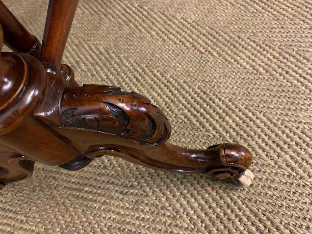 Victorian Inlaid Burr Walnut Baby Sutherland Table View VII
