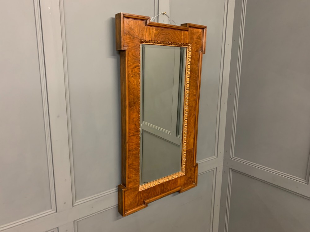 Walnut and Gilt Wall Mirror View III