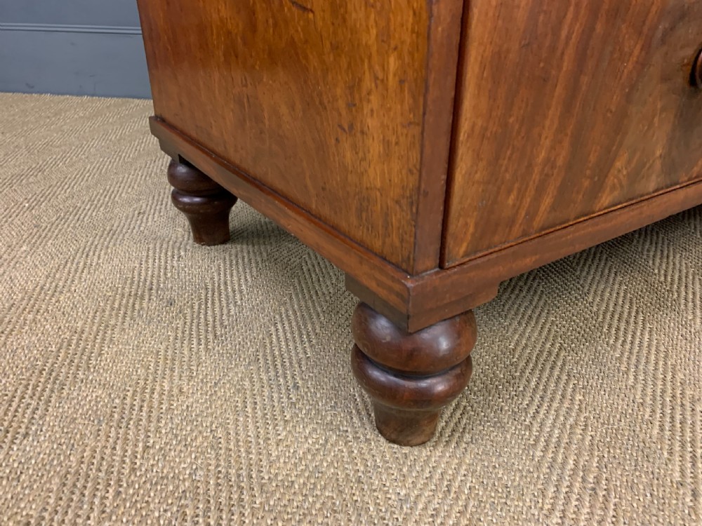 Early 19th Century Flame Mahogany Linen Press View VIII