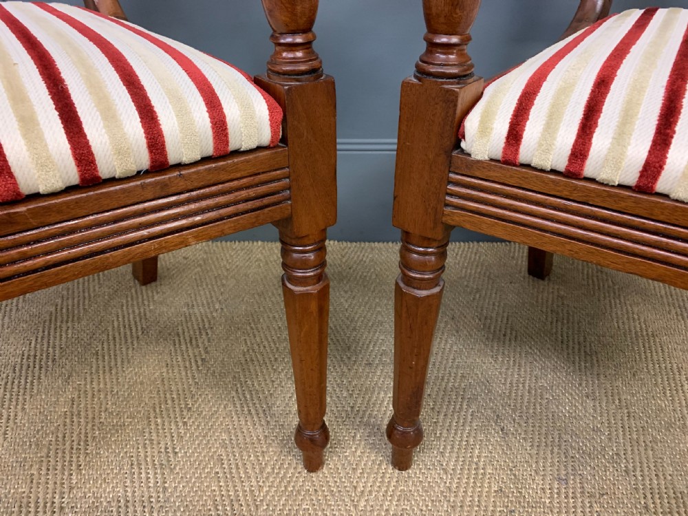 Set of 10 William IV Mahogany Dining Chairs View IV