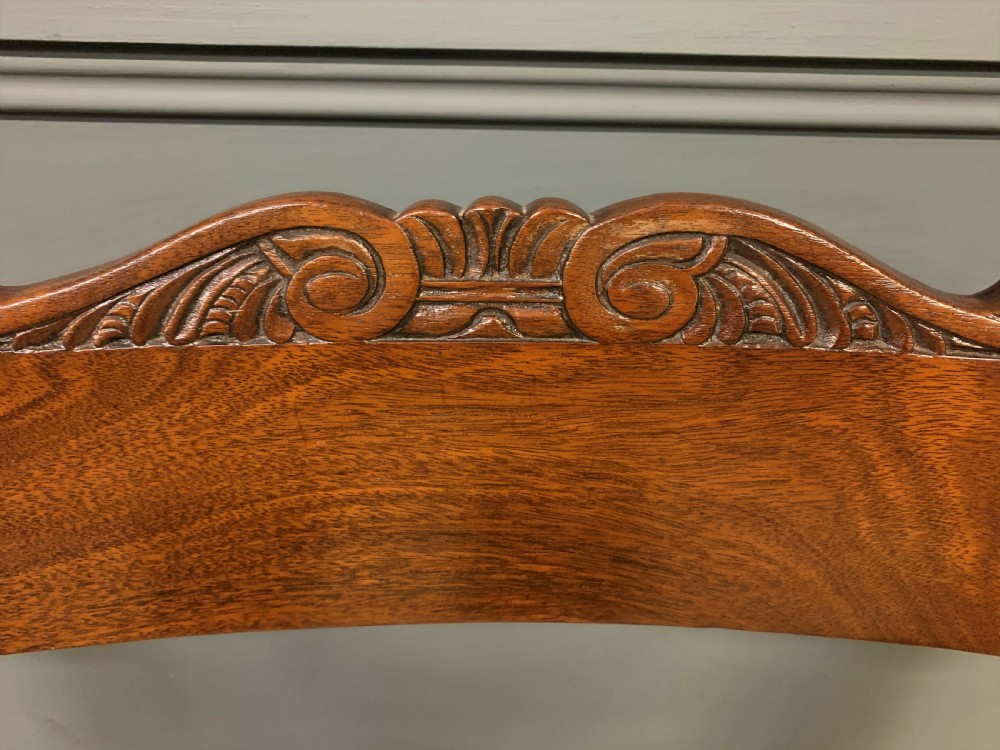 Set of 10 William IV Mahogany Dining Chairs View XI