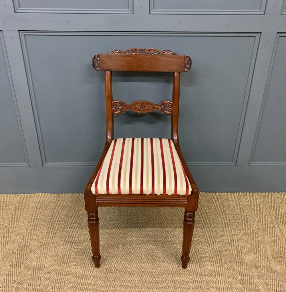Set of 10 William IV Mahogany Dining Chairs View XX