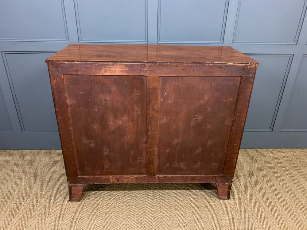 Georgian Inlaid Mahogany Serpentine Chest of Drawers View II