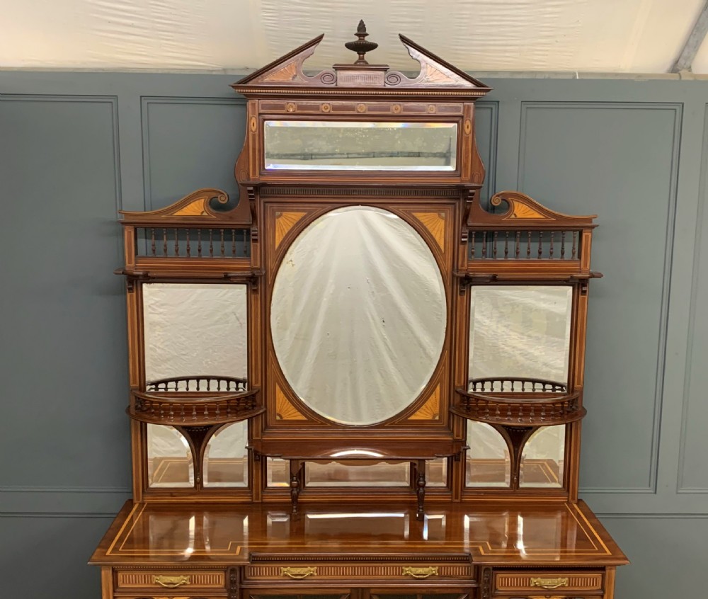 Substantial Inlaid Mahogany Parlour Cabinet View III