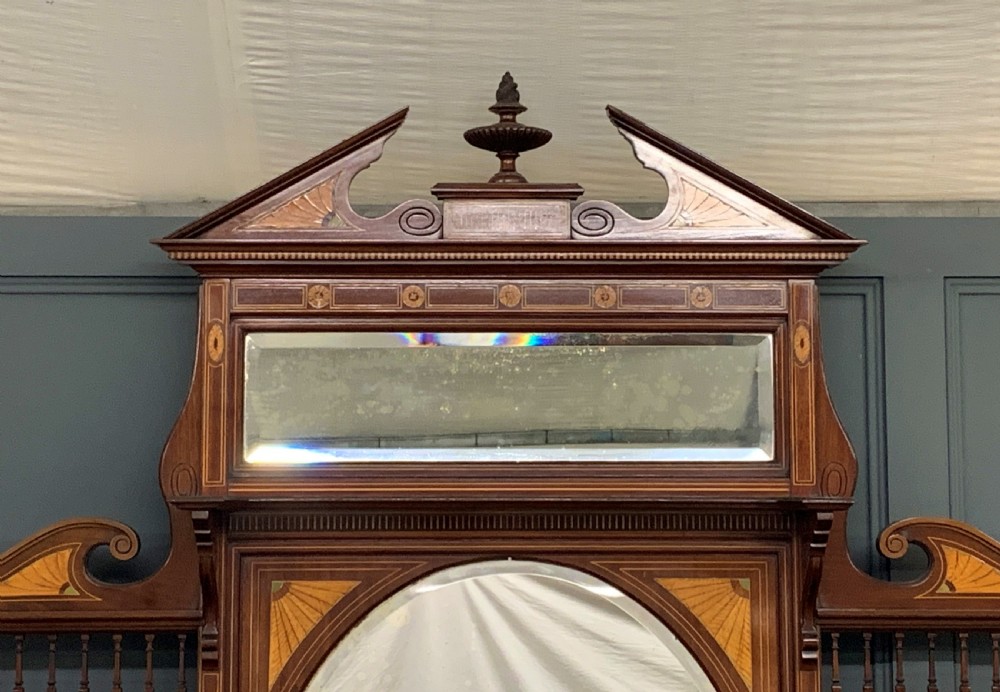 Substantial Inlaid Mahogany Parlour Cabinet View V