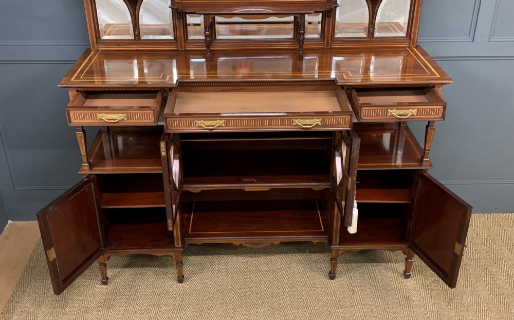 Substantial Inlaid Mahogany Parlour Cabinet View VII