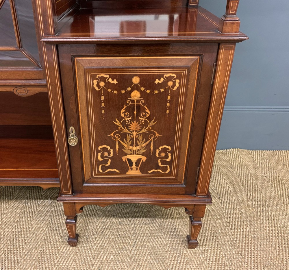 Substantial Inlaid Mahogany Parlour Cabinet View IX