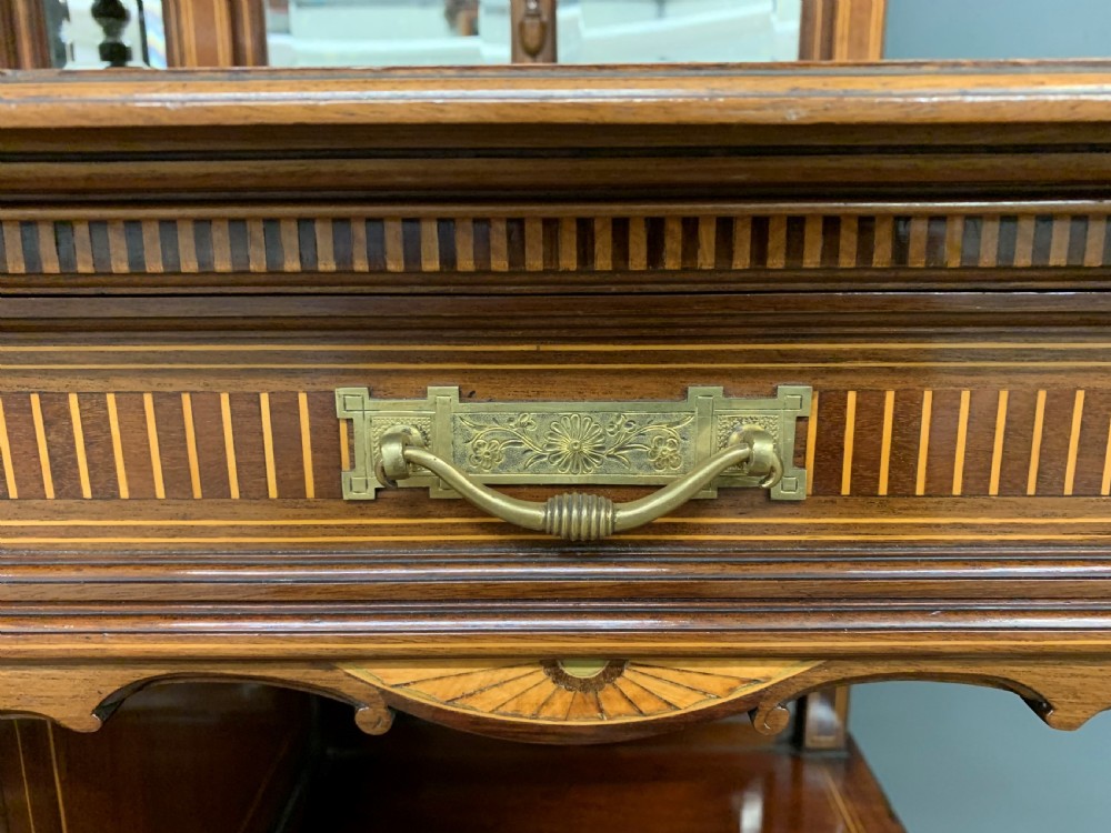 Substantial Inlaid Mahogany Parlour Cabinet View XI