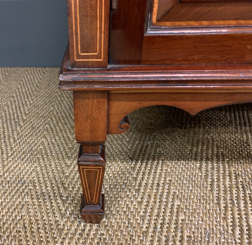 Substantial Inlaid Mahogany Parlour Cabinet View XIV