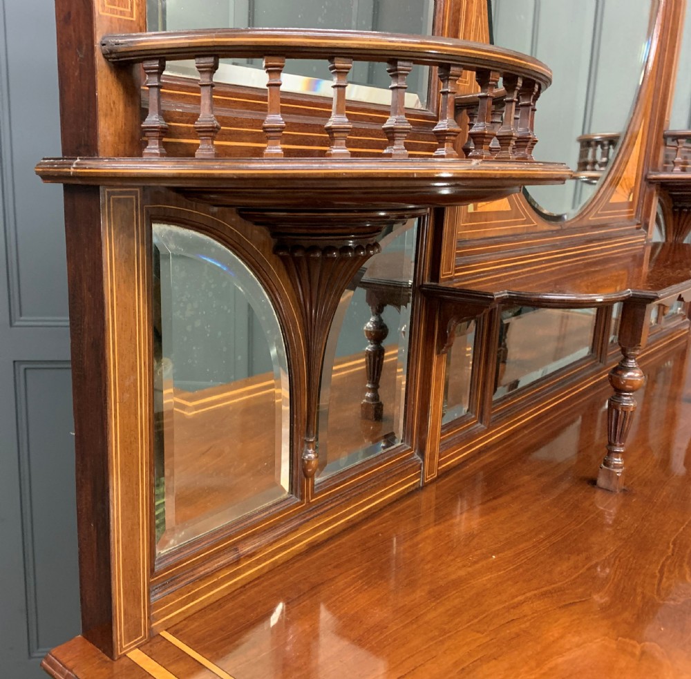 Substantial Inlaid Mahogany Parlour Cabinet View XXIII