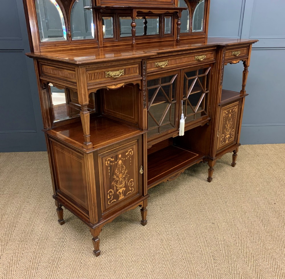 Substantial Inlaid Mahogany Parlour Cabinet View XXIV