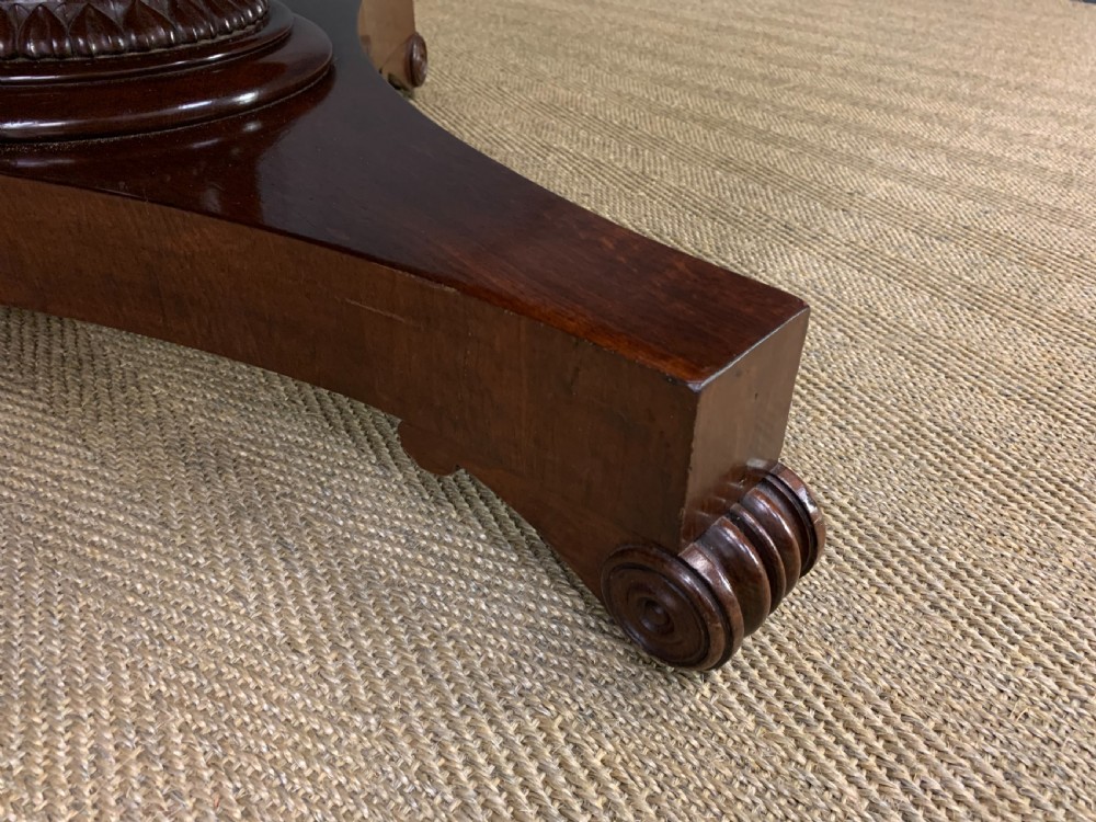 William IV Figured Mahogany Supper Table by Gillows View III