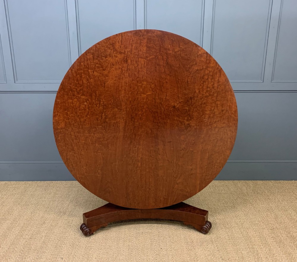William IV Figured Mahogany Supper Table by Gillows View V