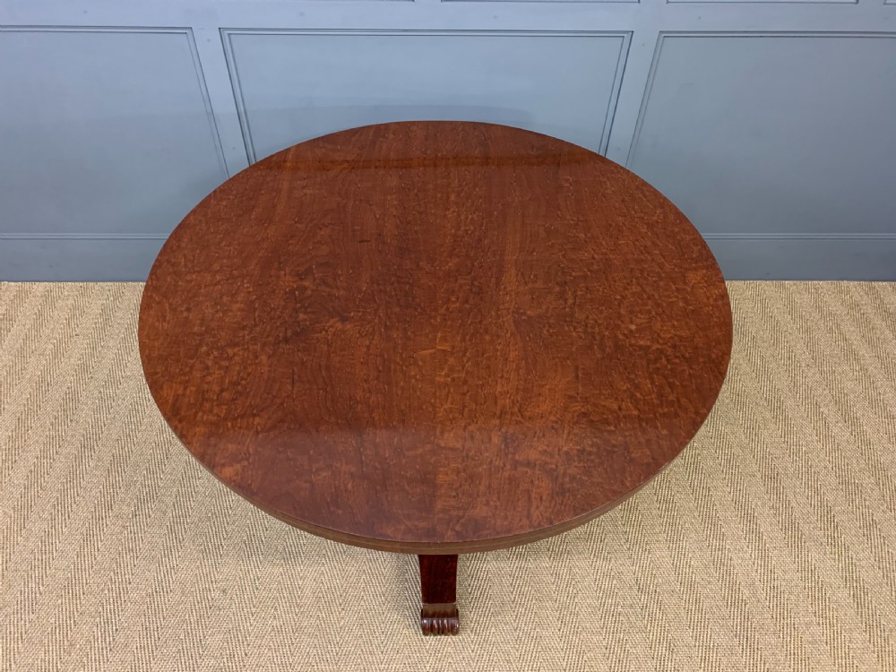 William IV Figured Mahogany Supper Table by Gillows View VIII