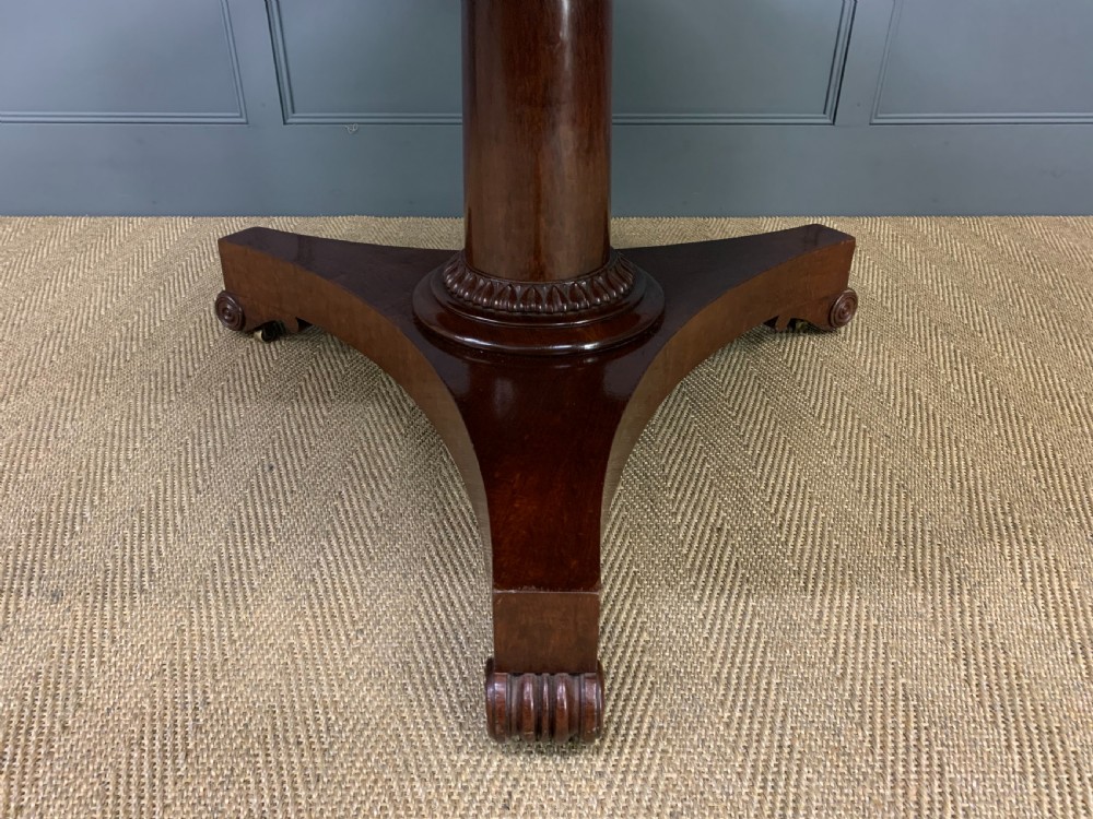 William IV Figured Mahogany Supper Table by Gillows View IX