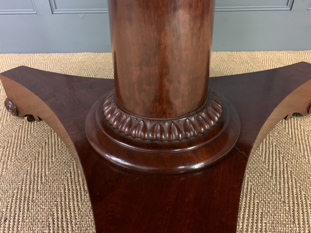 William IV Figured Mahogany Supper Table by Gillows View X