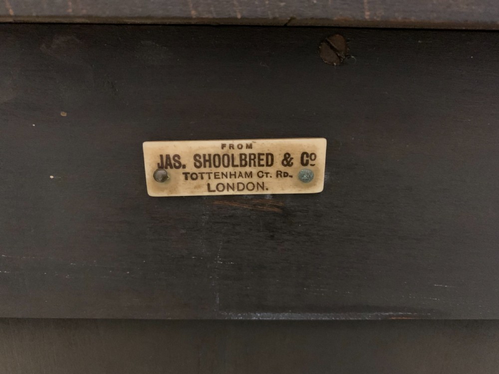 Inlaid Mahogany Display Cabinet by Jas Shoolbred View II