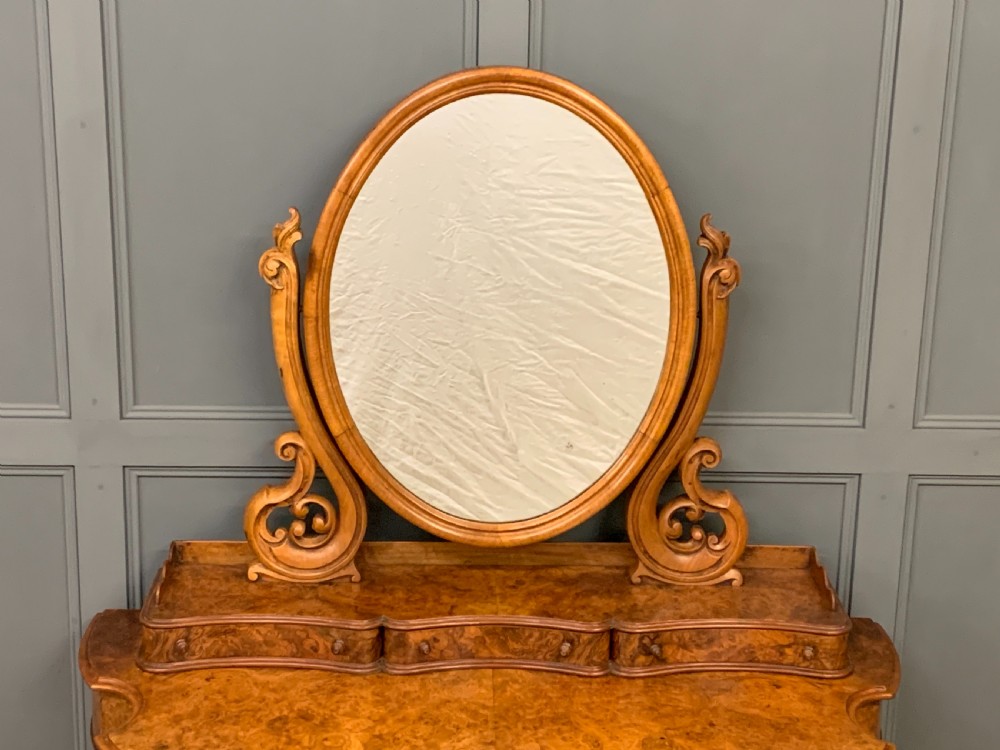 Victorian Burr Walnut Duchess Dressing Table View III