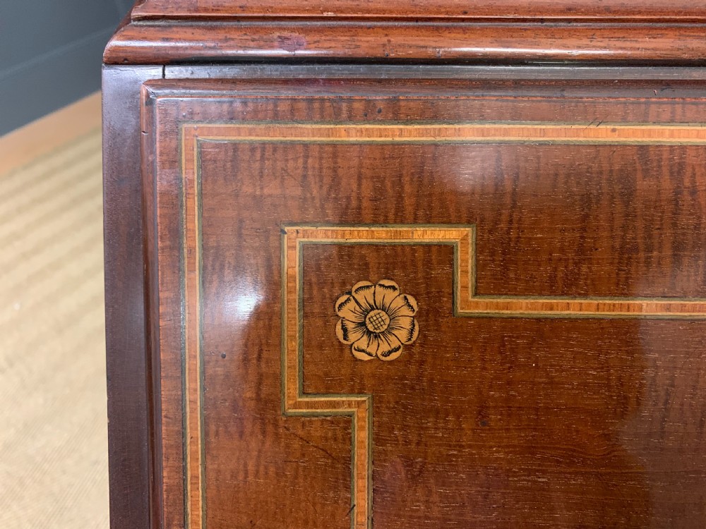 Georgian Inlaid Mahogany Bureau Bookcase View XXVII