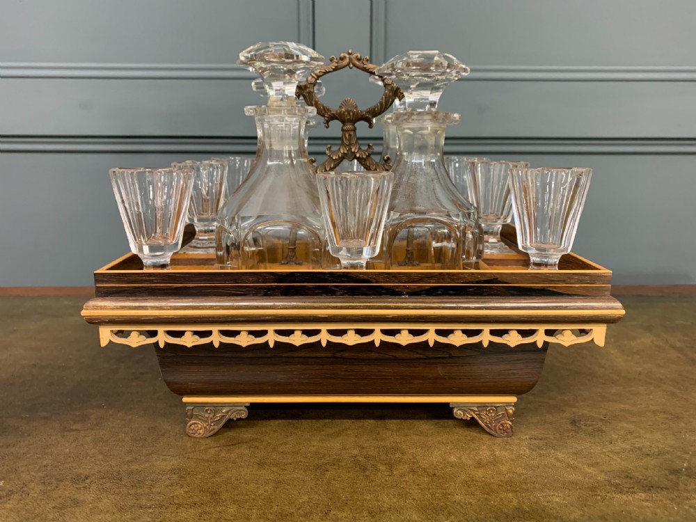 Victorian Rosewood Decanter Box View XIII