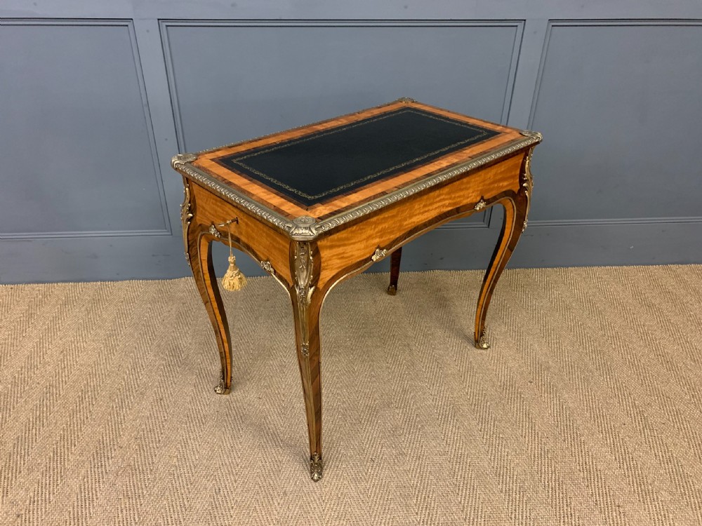 Fine Quality French Satinwood Lamp Table