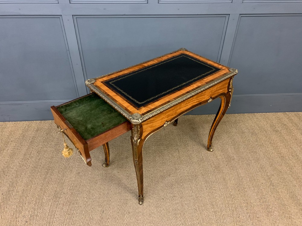 Fine Quality French Satinwood Lamp Table View VI
