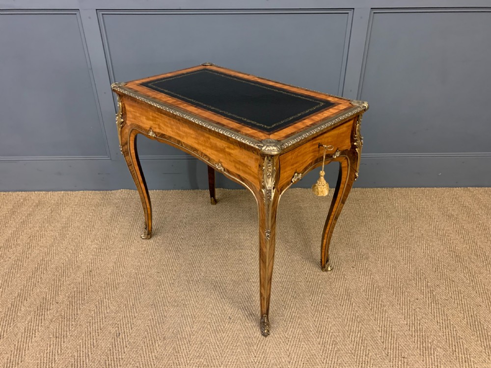 Fine Quality French Satinwood Lamp Table View IX
