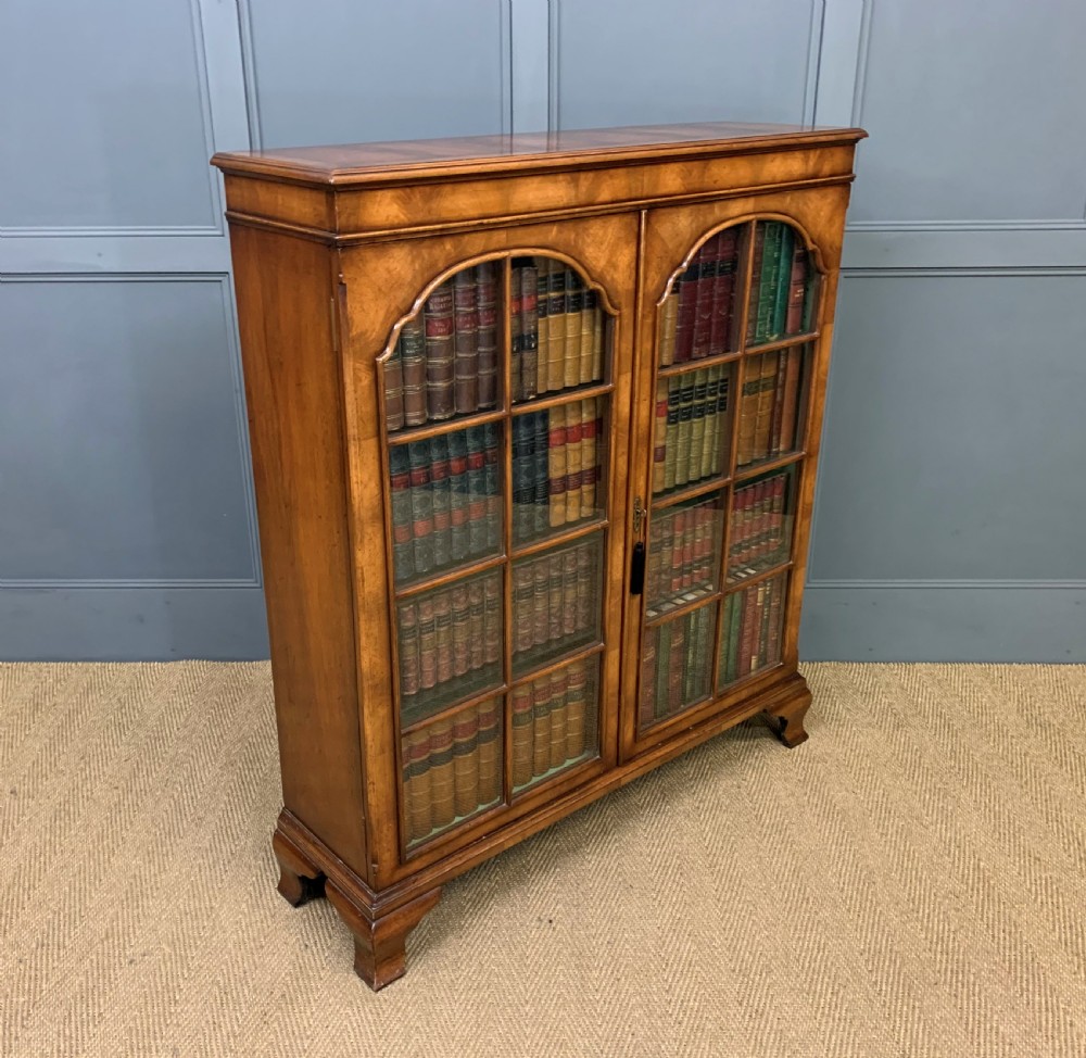 Burr Walnut Bookcase