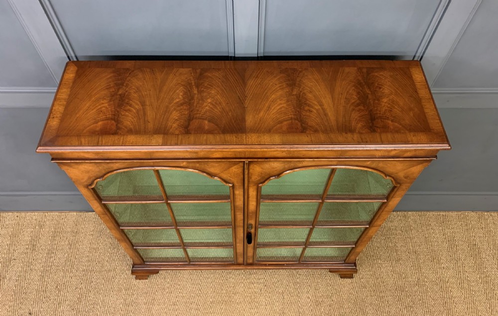 Burr Walnut Bookcase View III