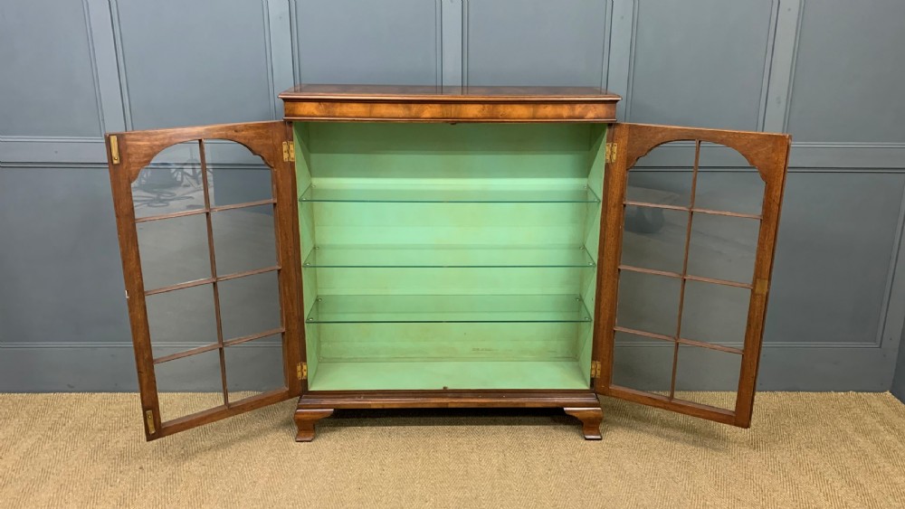 Burr Walnut Bookcase View V