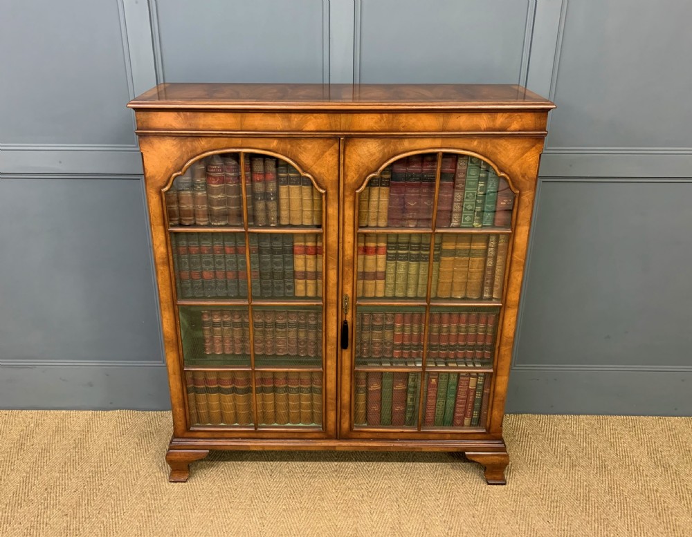 Burr Walnut Bookcase View VIII