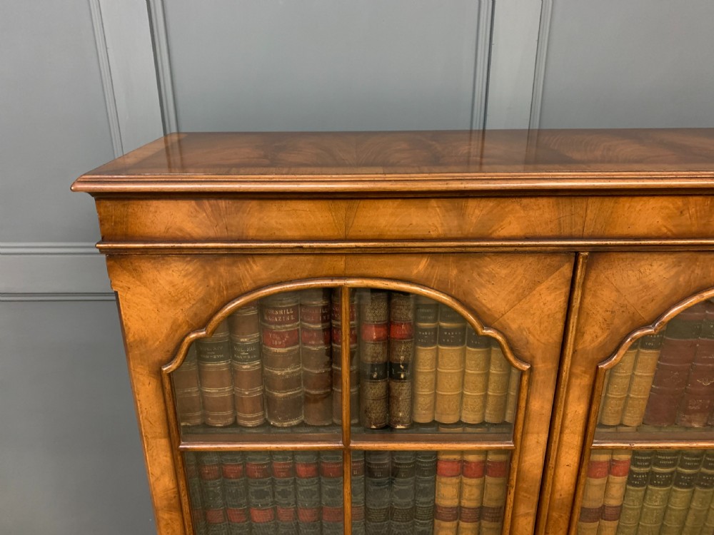 Burr Walnut Bookcase View IX