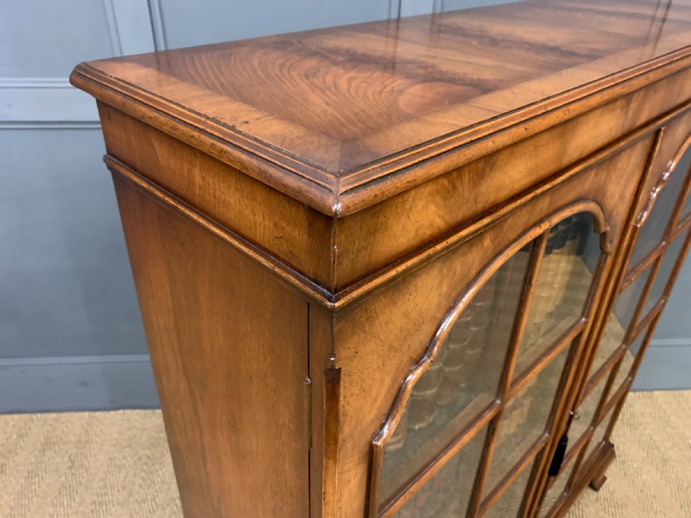 Burr Walnut Bookcase View XII